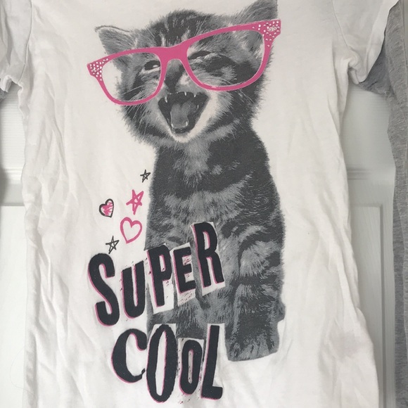 💕MUDD SUPER COOL CAT LONG SLEEVE SHIRT💕 - Picture 2 of 5